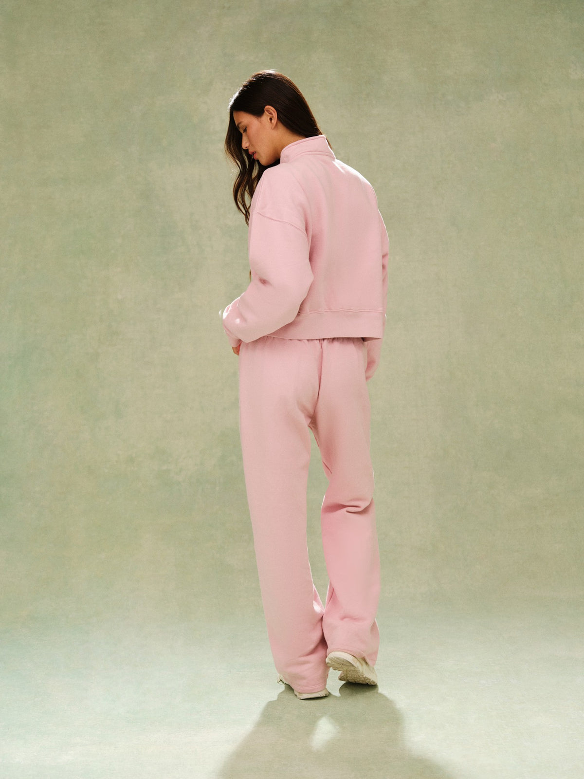 SET ACTIVE MIDWEIGHT SWEATS STAPLE STRAIGHT LEG SWEATPANTS - BLOOM