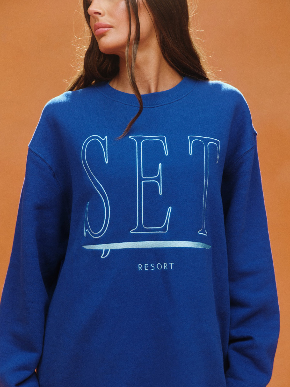 SET ACTIVE MIDWEIGHT SWEATS STAPLE SET RESORT CREWNECK - MAUI