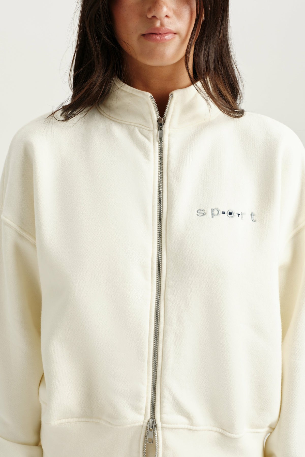 SET ACTIVE MIDWEIGHT SWEATS STAPLE SET FUNNEL ZIP - HAVEN