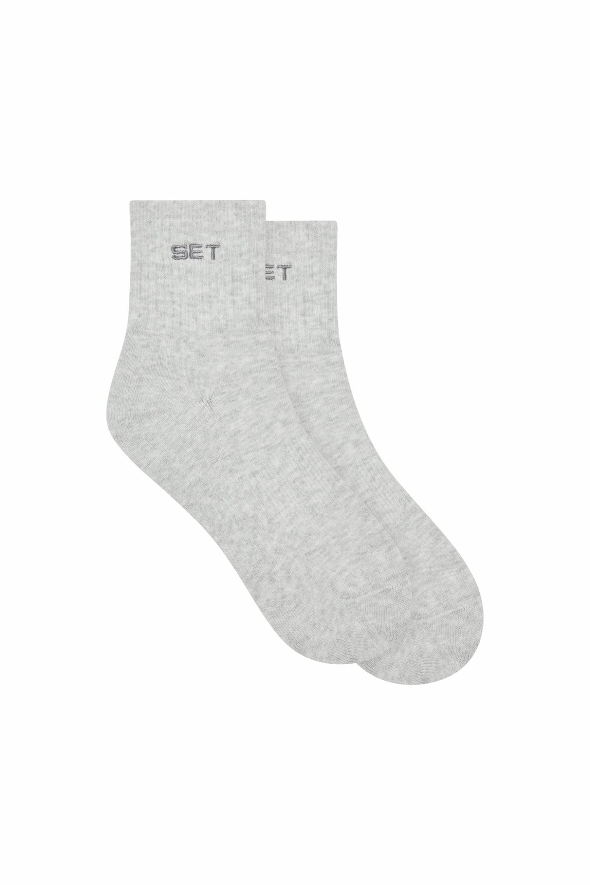 SET ACTIVE SET SHORTY SOCKS - HEATHER GREY