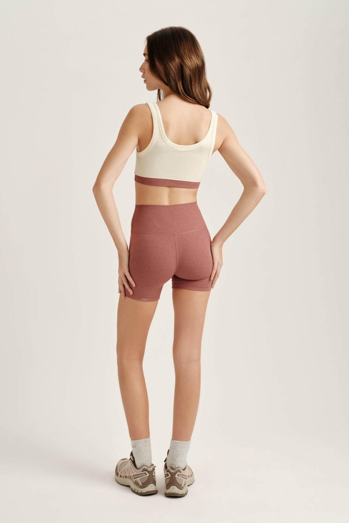 SET ACTIVE SPORTBODY® SPORTY ROSTER BRA - SEPIA