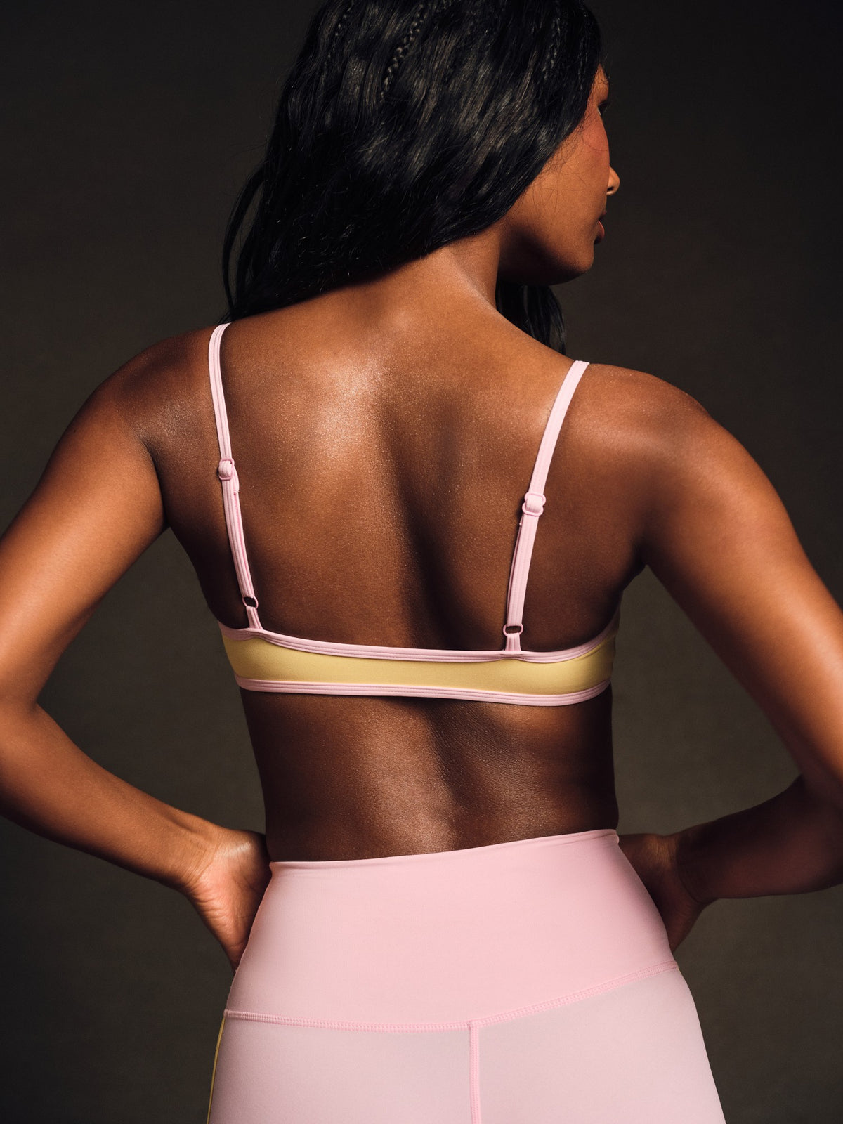 SET ACTIVE BREATHE 1.0 LAYERED BASE BRA - TAFFY