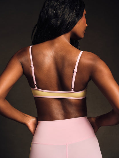 SET ACTIVE BREATHE 1.0 LAYERED BASE BRA - TAFFY