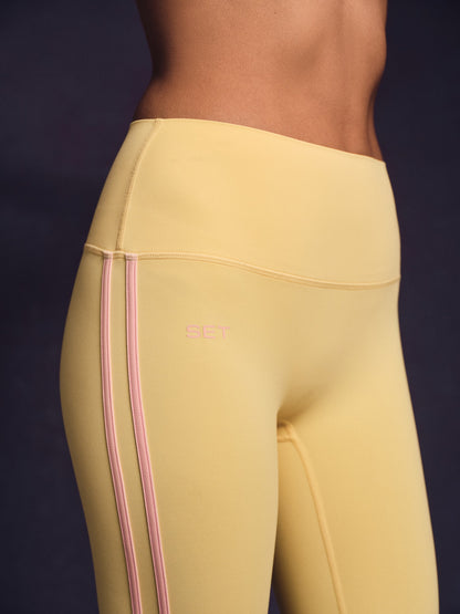 SET ACTIVE BREATHE 1.0 DUO STRIPE LEGGINGS - TAFFY