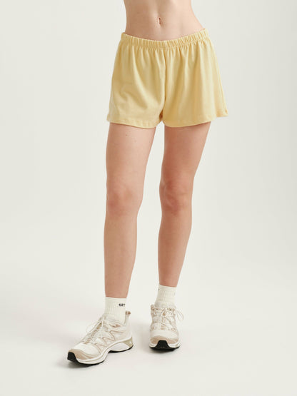 SET ACTIVE HEAVY COTTON EASY SHORTS - BUTTER