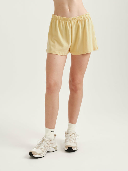 SET ACTIVE HEAVY COTTON EASY SHORTS - BUTTER