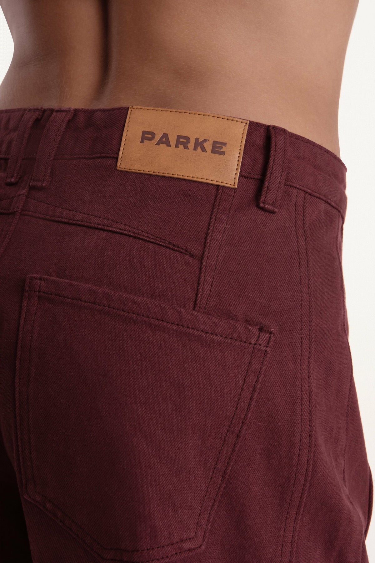 SET ACTIVE SET X PARKE HORSESHOE JEANS - RHUBARB