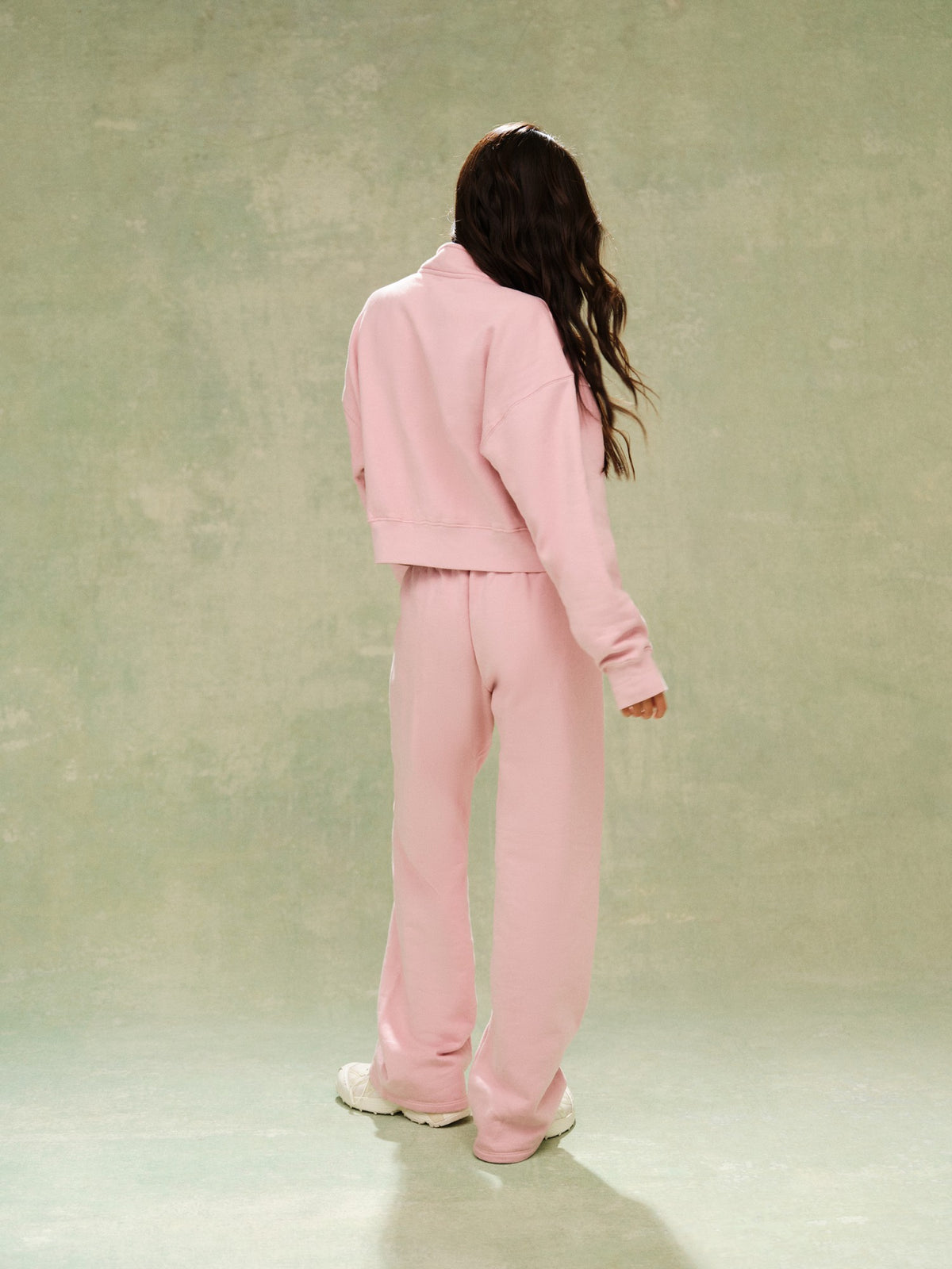 SET ACTIVE MIDWEIGHT SWEATS STAPLE SET FUNNEL ZIP - BLOOM
