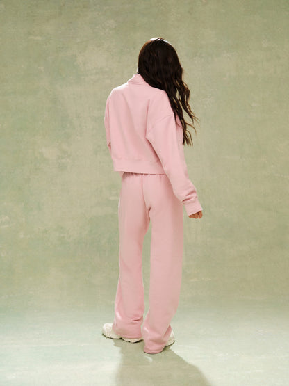 SET ACTIVE MIDWEIGHT SWEATS STAPLE SET FUNNEL ZIP - BLOOM