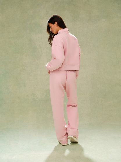SET ACTIVE MIDWEIGHT SWEATS STAPLE STRAIGHT LEG SWEATPANTS - BLOOM