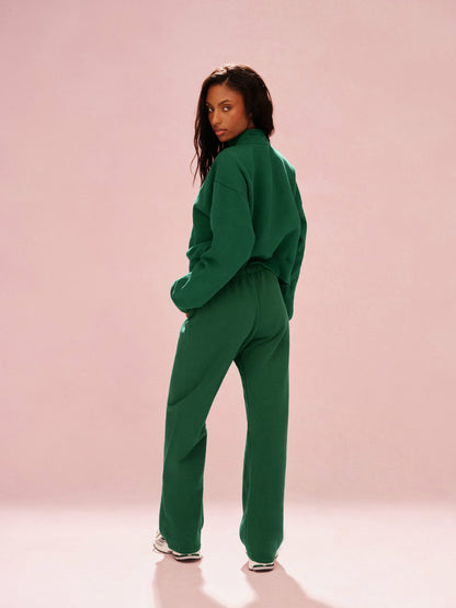 SET ACTIVE MIDWEIGHT SWEATS STAPLE SET FUNNEL ZIP - LAWN
