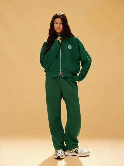 SET ACTIVE MIDWEIGHT SWEATS STAPLE STRAIGHT LEG SWEATPANTS - LAWN