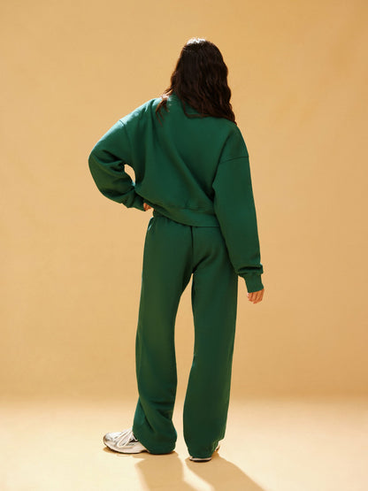 SET ACTIVE MIDWEIGHT SWEATS STAPLE STRAIGHT LEG SWEATPANTS - LAWN