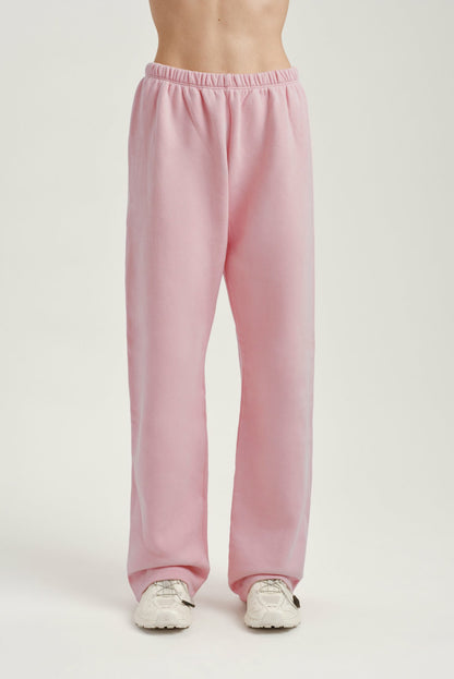 SET ACTIVE MIDWEIGHT SWEATS STAPLE STRAIGHT LEG SWEATPANTS - INVERSE BLUSH
