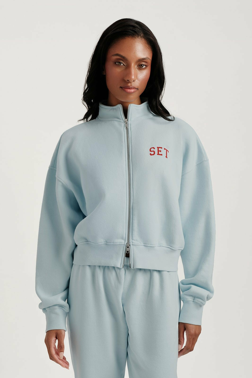 SET ACTIVE MIDWEIGHT SWEATS STAPLE SET FUNNEL ZIP - VERSE