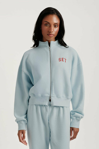 SET ACTIVE MIDWEIGHT SWEATS STAPLE SET FUNNEL ZIP - VERSE