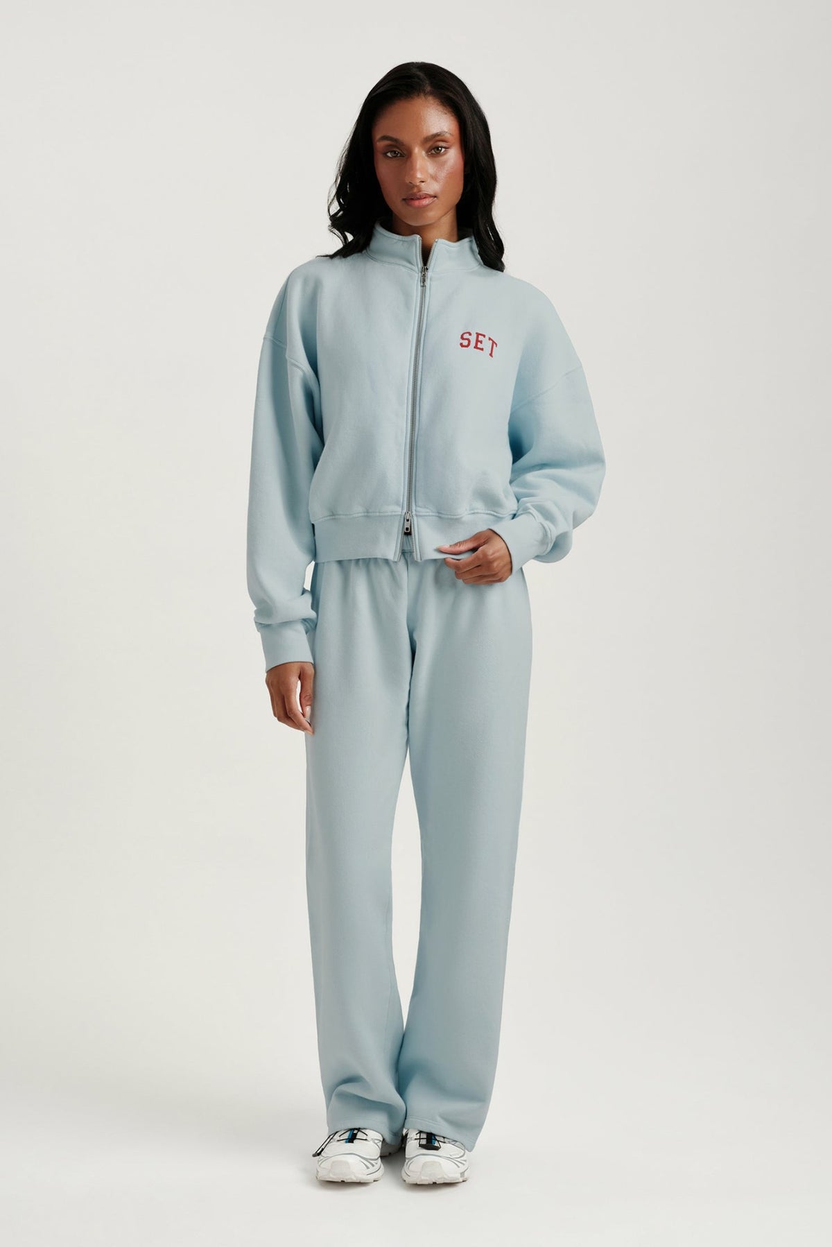 SET ACTIVE MIDWEIGHT SWEATS STAPLE SET FUNNEL ZIP - VERSE