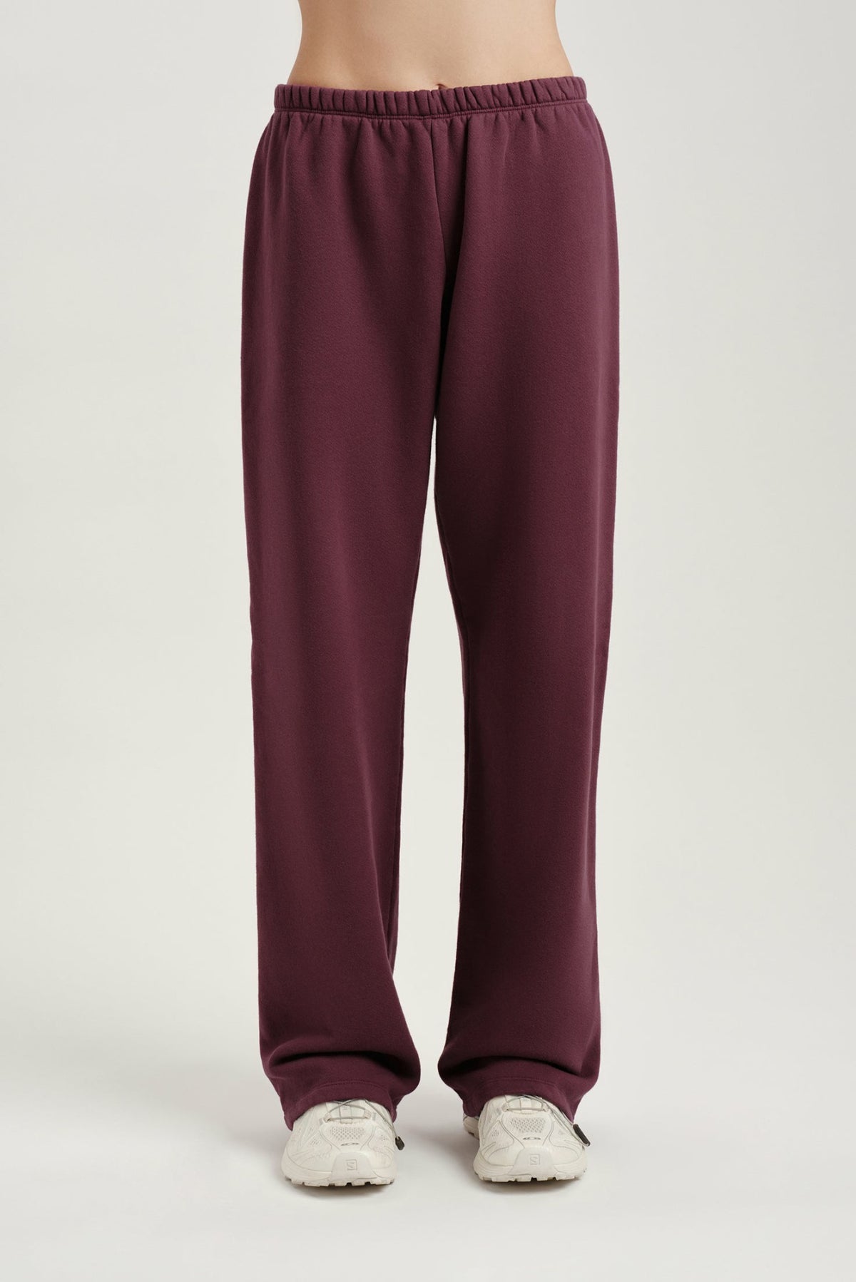 SET ACTIVE MIDWEIGHT SWEATS STAPLE STRAIGHT LEG SWEATPANTS - ROSEBUD