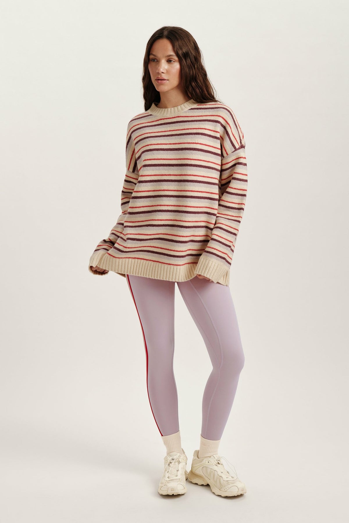 SET ACTIVE STUDIO KNIT STUDIO KNIT CREWNECK - SONNET