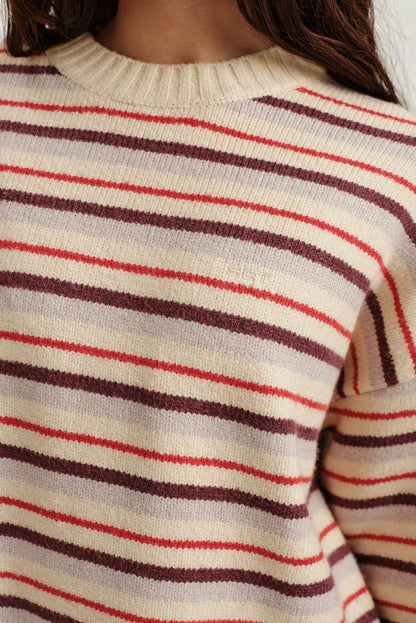 SET ACTIVE STUDIO KNIT STUDIO KNIT CREWNECK - SONNET