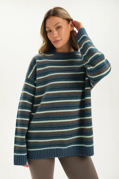 SET ACTIVE STUDIO KNIT STUDIO KNIT CREWNECK - NORDIC