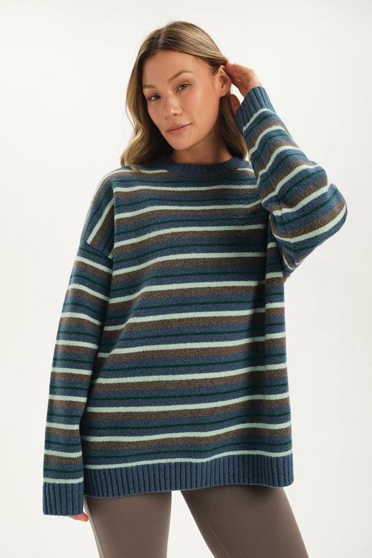 SET ACTIVE STUDIO KNIT STUDIO KNIT CREWNECK - NORDIC