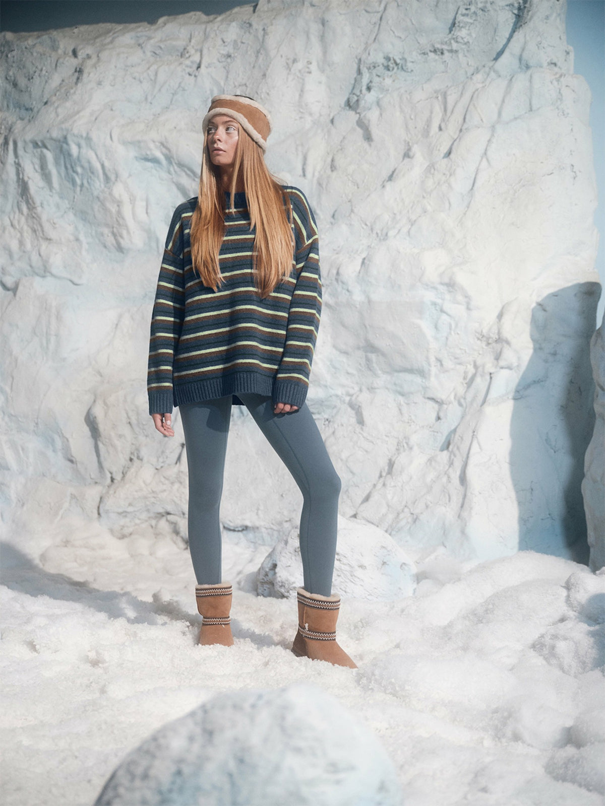 SET ACTIVE STUDIO KNIT STUDIO KNIT CREWNECK - NORDIC
