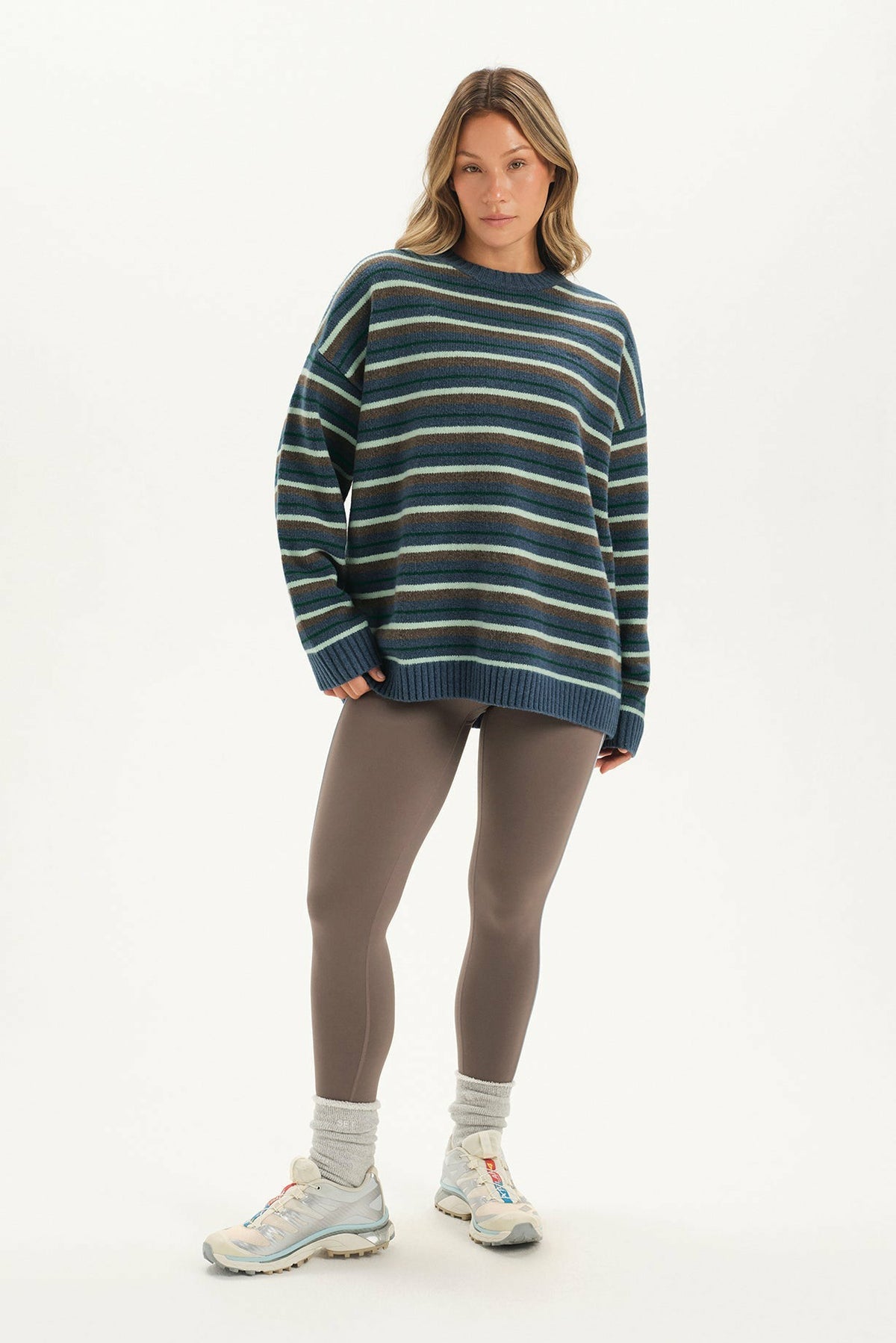 SET ACTIVE STUDIO KNIT STUDIO KNIT CREWNECK - NORDIC