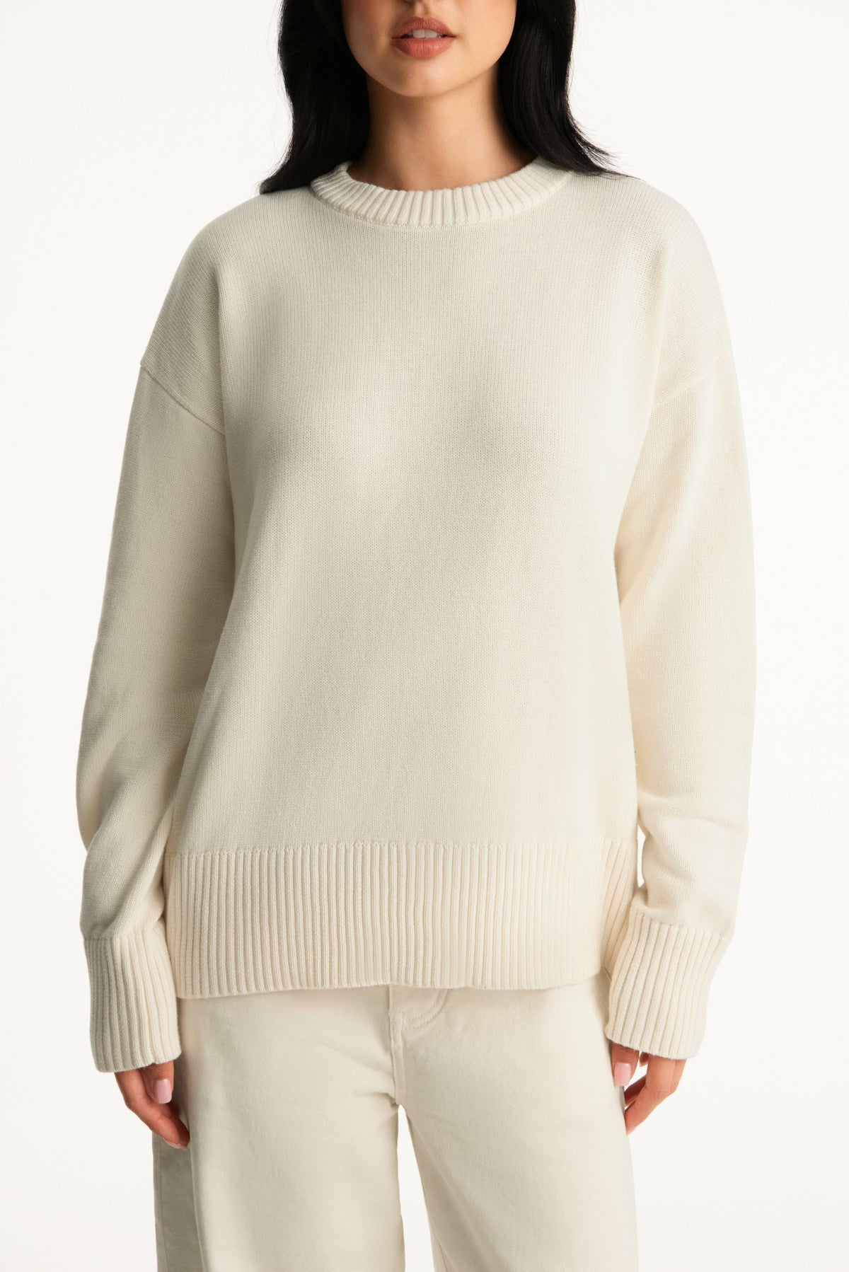 SET ACTIVE SET X PARKE COTTON CREWNECK - CREAM