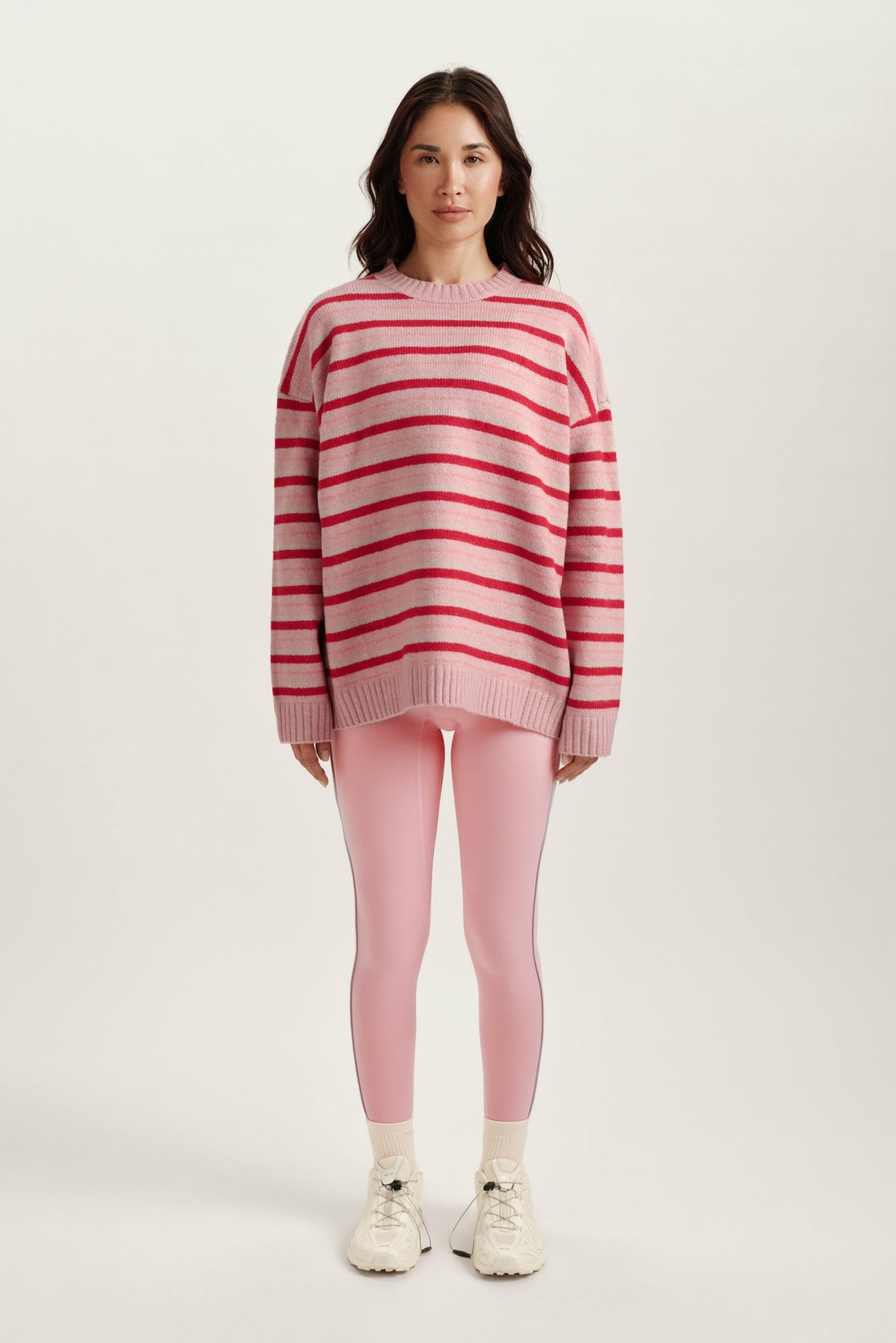 SET ACTIVE STUDIO KNIT STUDIO KNIT CREWNECK - BLUSH