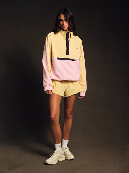 SET ACTIVE NYLON TRACK 90'S PULLOVER - TAFFY