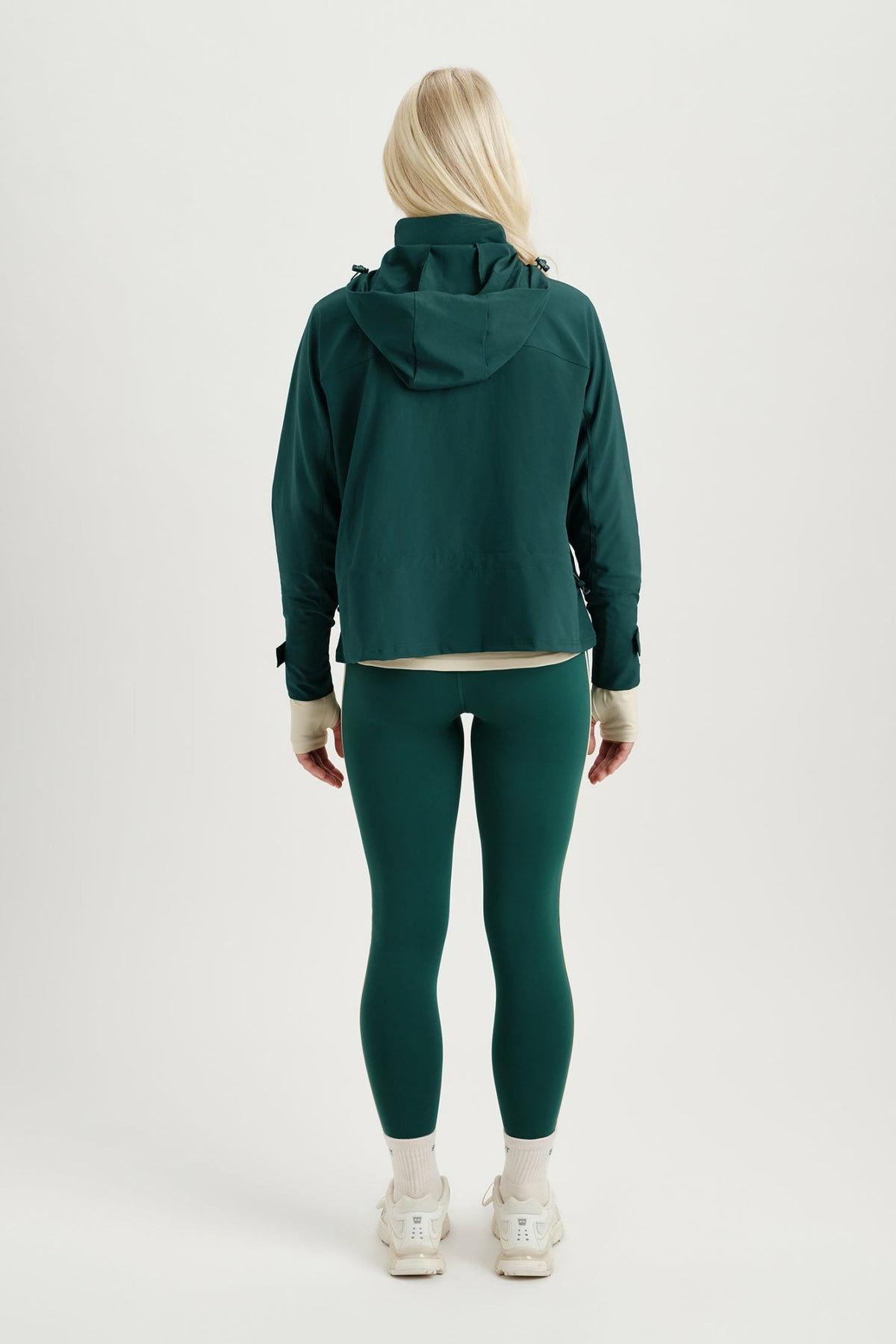 SET ACTIVE NYLON DUET CINCHED WINDBREAKER - PEAK