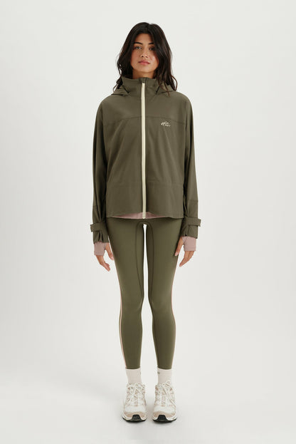 SET ACTIVE NYLON DUET CINCHED WINDBREAKER - SEDONA