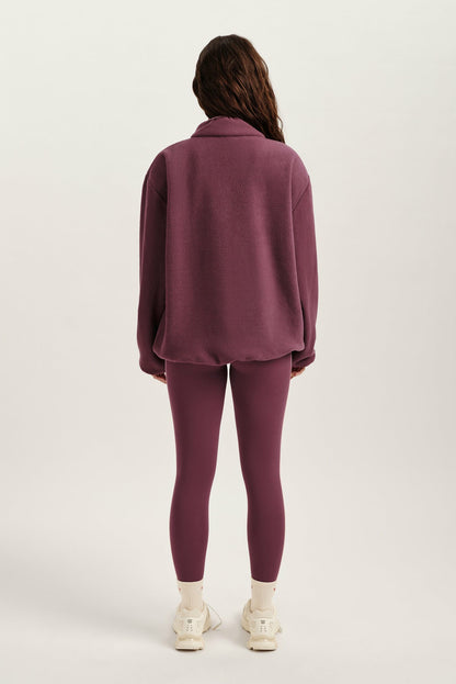SET ACTIVE MICROFLEECE HALF ZIP - ROSEBUD