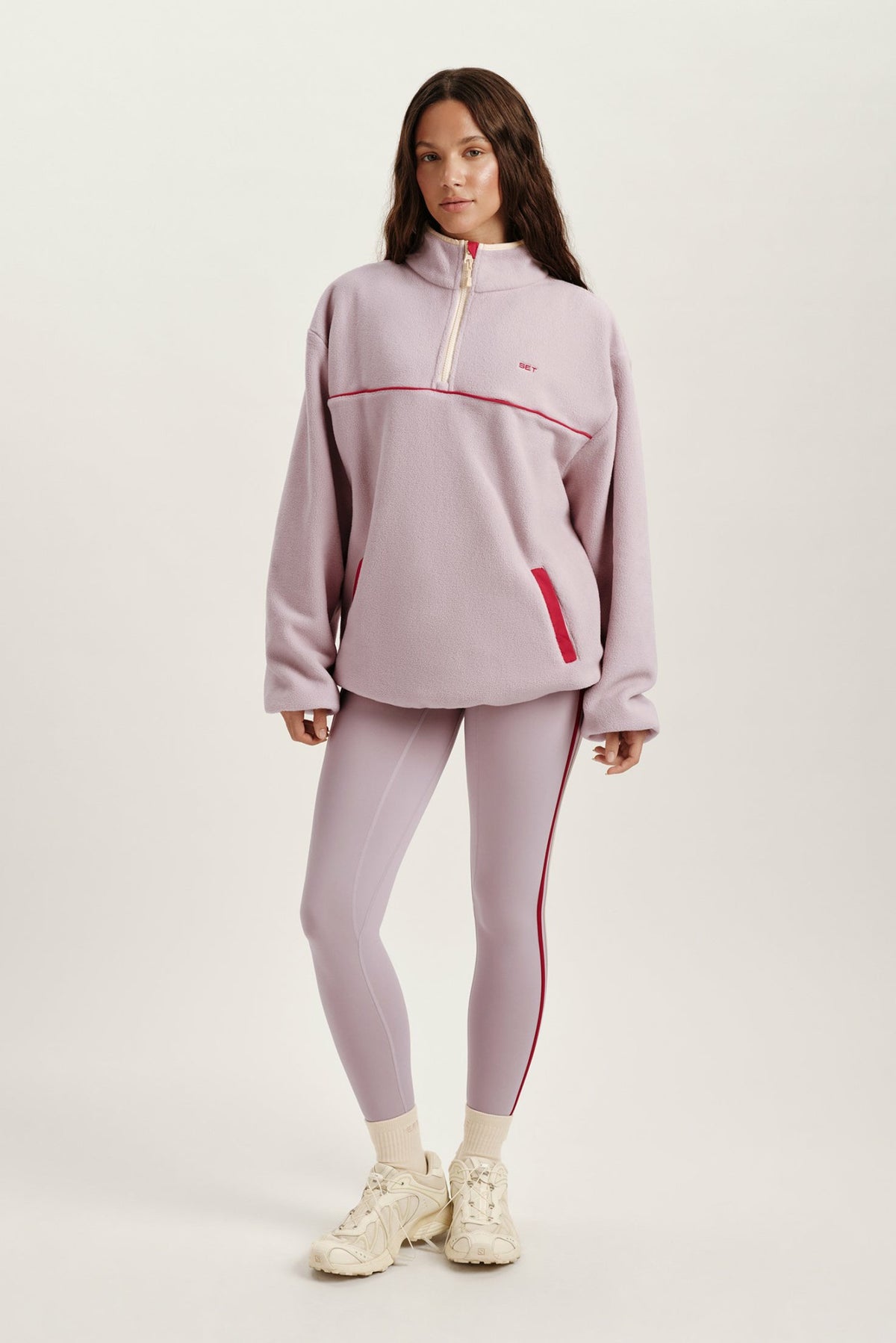 SET ACTIVE MICROFLEECE HALF ZIP - SONNET