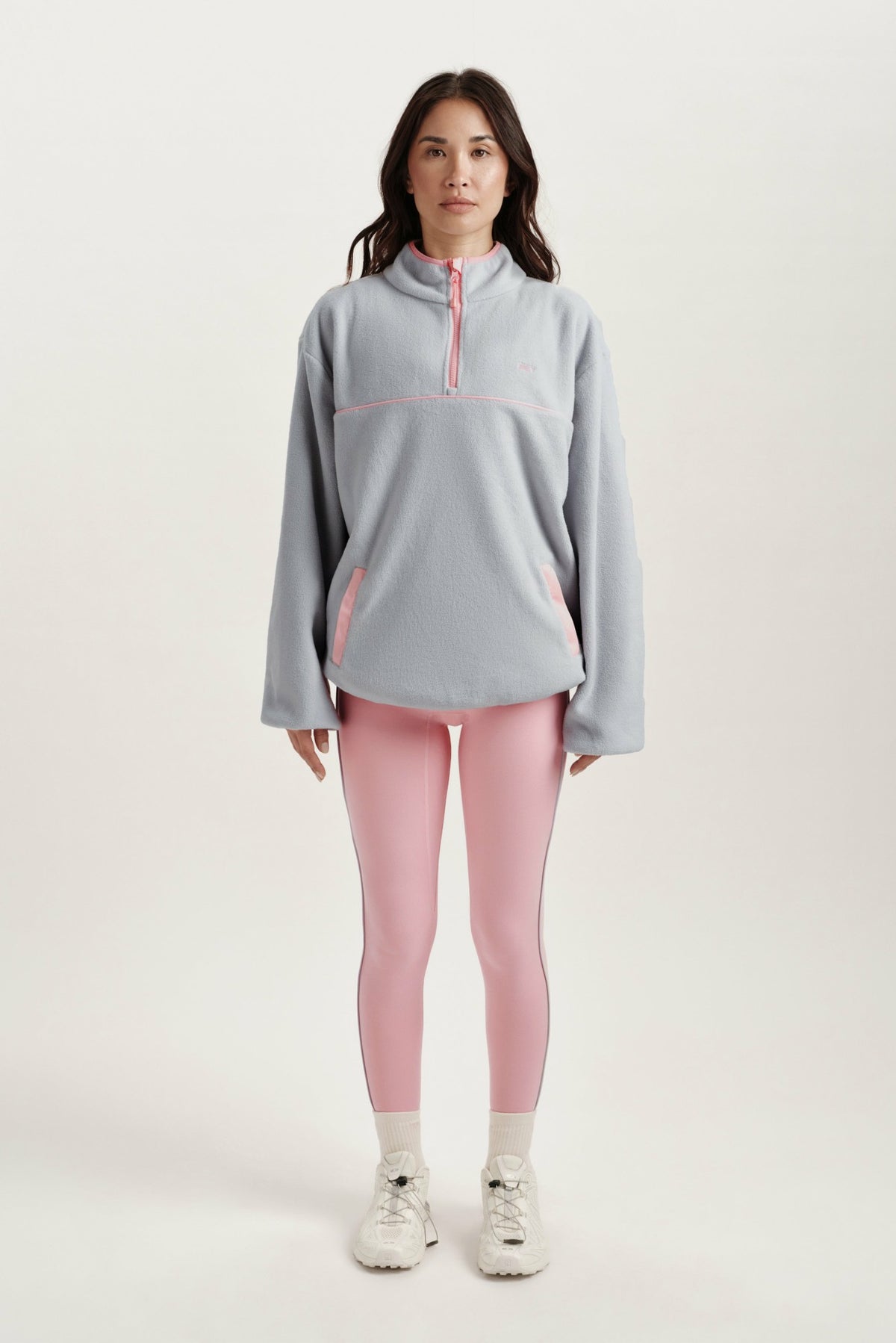 SET ACTIVE MICROFLEECE HALF ZIP - BLUSH