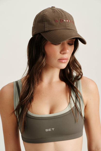 SET ACTIVE VINTAGE DAD HAT - GRAIN