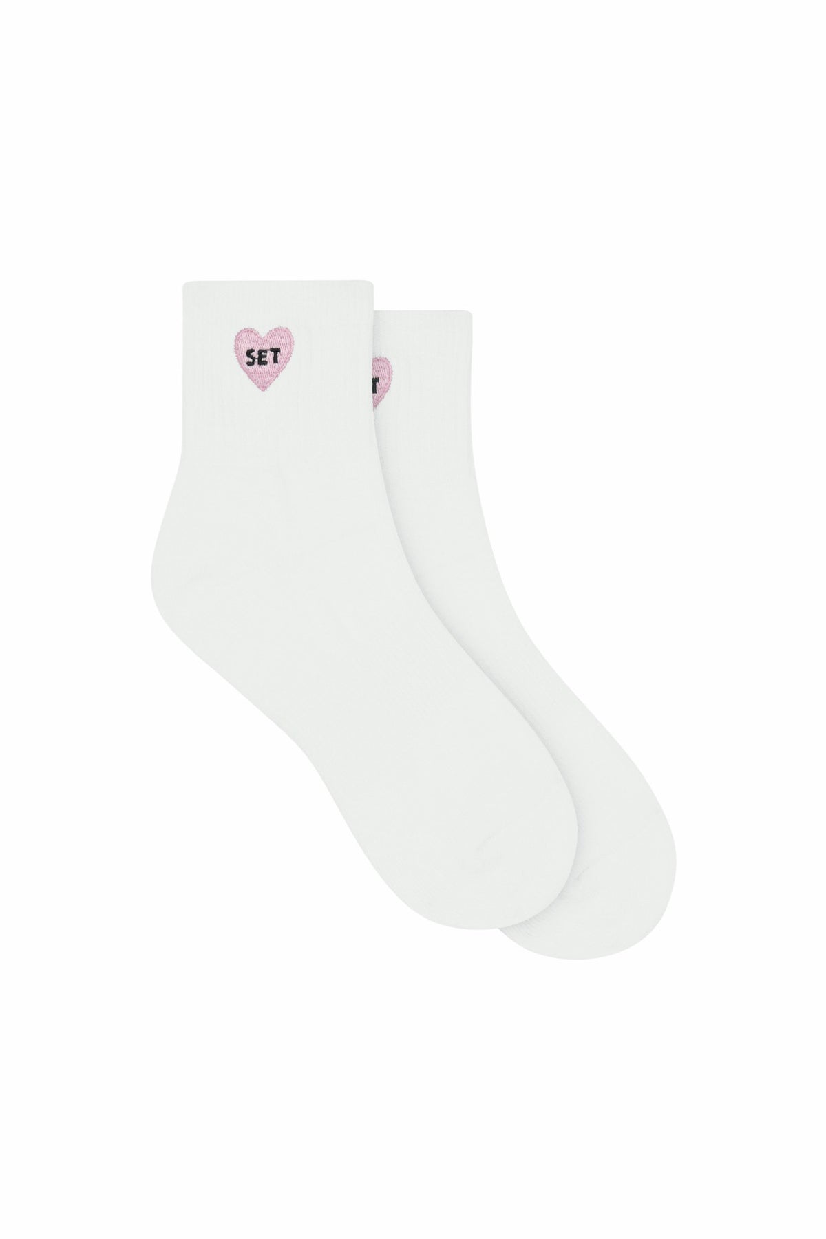 SET ACTIVE I LOVE SET SHORTY SOCKS - ICING