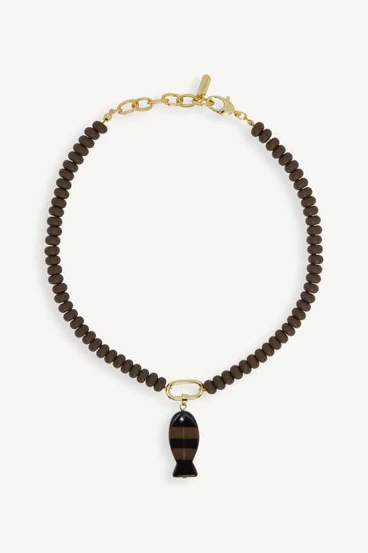 SET ACTIVE SET x LOGAN TAY FISH CHARM NECKLACE - SHORELINE