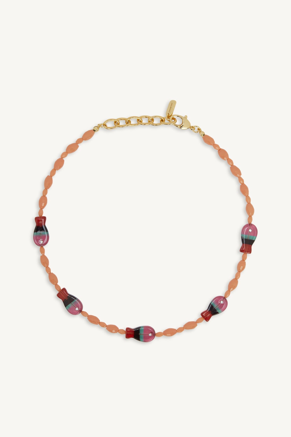 SET ACTIVE SET x LOGAN TAY FISH BEAD NECKLACE - TROPICS