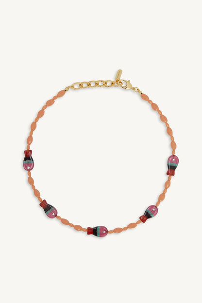 SET ACTIVE SET x LOGAN TAY FISH BEAD NECKLACE - TROPICS