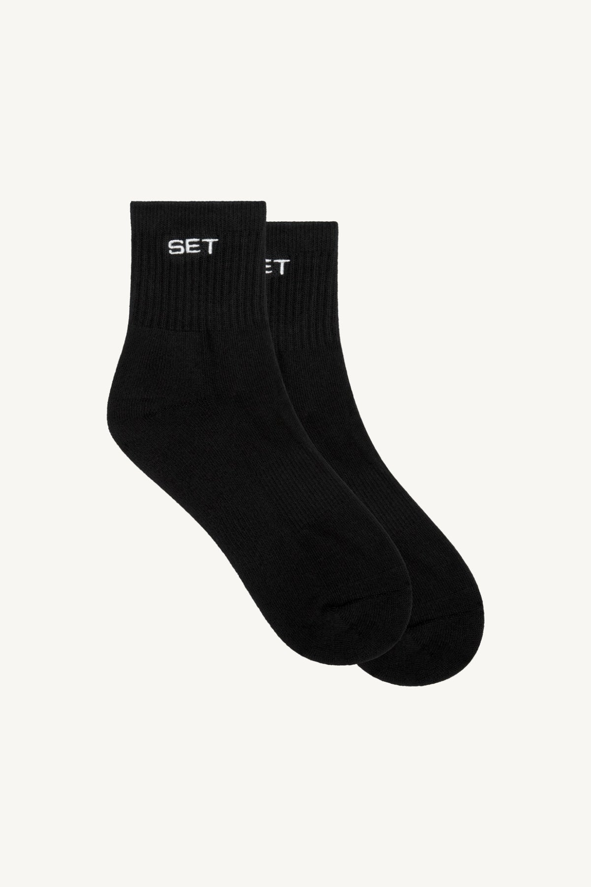 SET ACTIVE SET SHORTY SOCKS (3 PACK) - WHITE/HEATHER GREY/ONYX