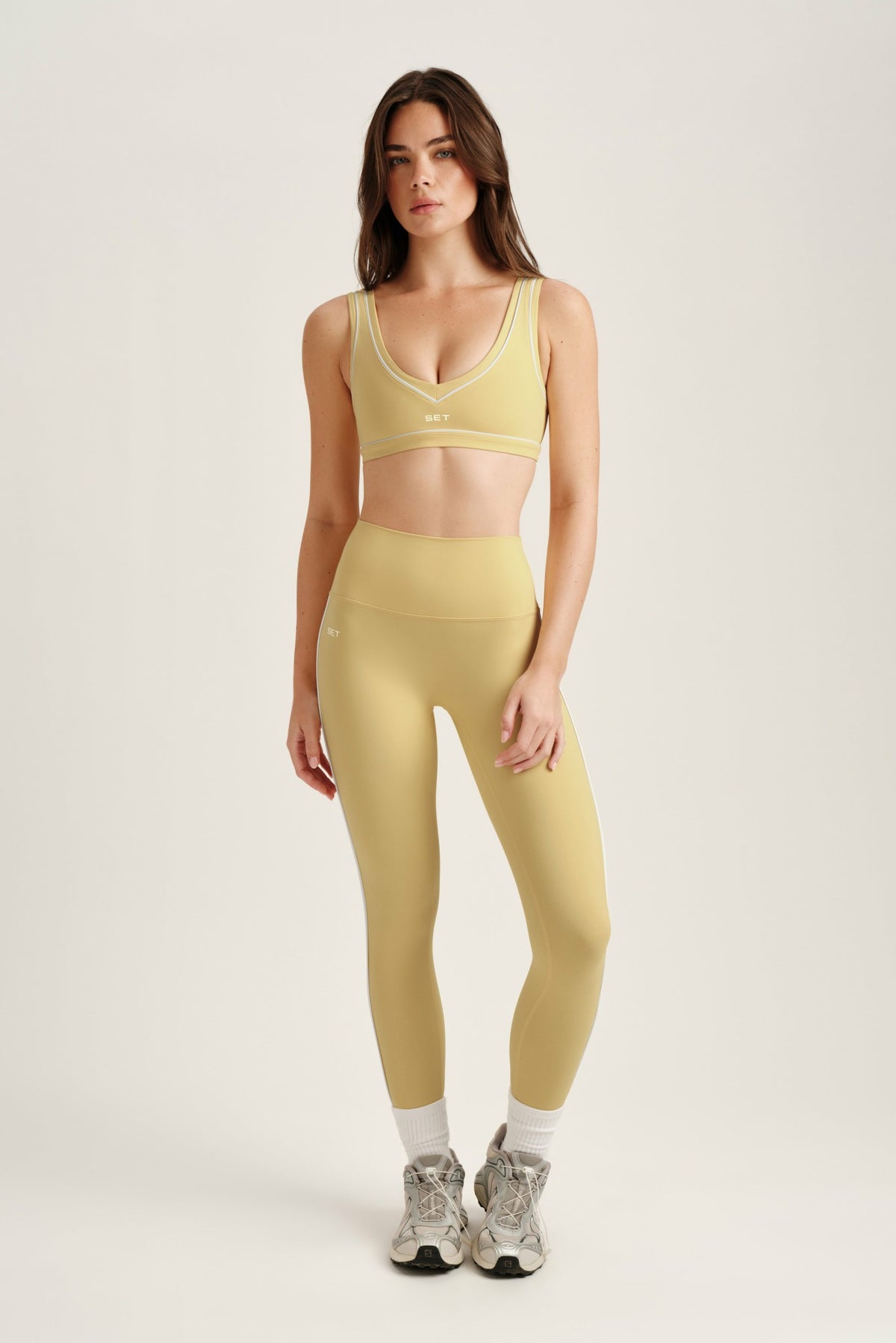 SET ACTIVE BREATHE 1.0 PIPE LEGGINGS - BUTTER