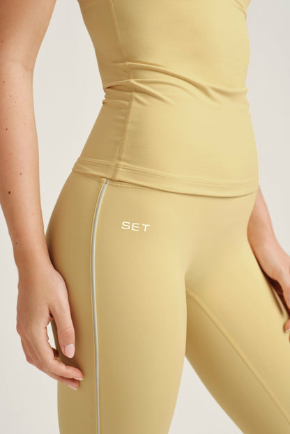 SET ACTIVE BREATHE 1.0 PIPE LEGGINGS - BUTTER