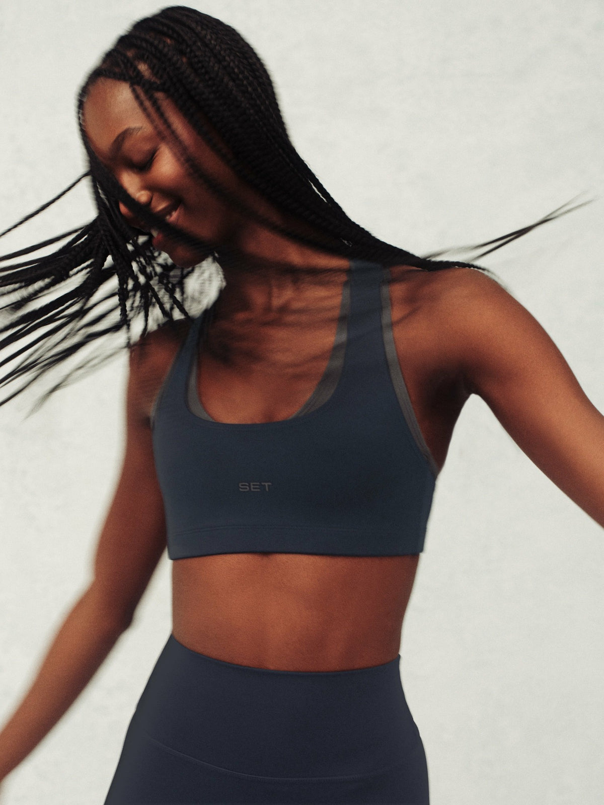 SET ACTIVE LUXFORM® LUX GYM BRA - INDIGO