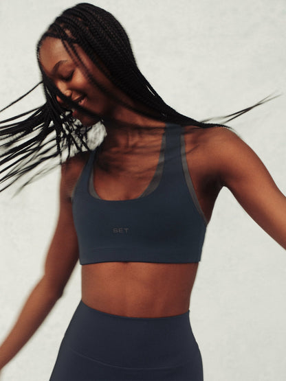 SET ACTIVE LUXFORM® LUX GYM BRA - INDIGO