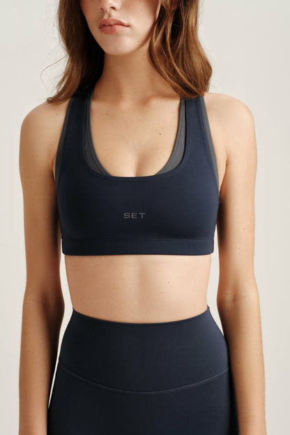 SET ACTIVE LUXFORM® LUX GYM BRA - INDIGO