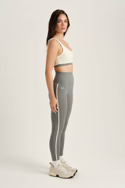 SET ACTIVE SPORTBODY® SPORTY STRIPE LEGGINGS - LO-FI