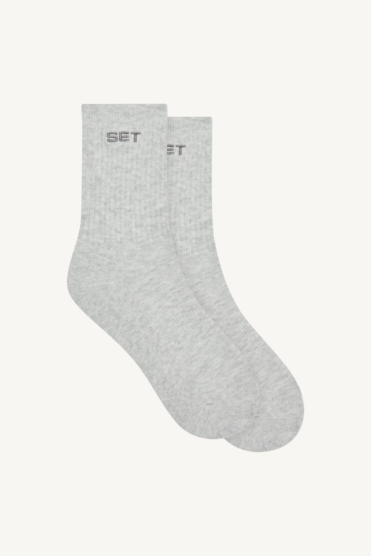 SET ACTIVE SET SOCKS (3 PACK) - WHITE/HEATHER GREY/ONYX