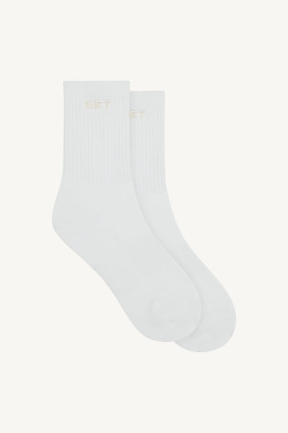 SET ACTIVE SET SOCKS (3 PACK) - WHITE/HEATHER GREY/ONYX